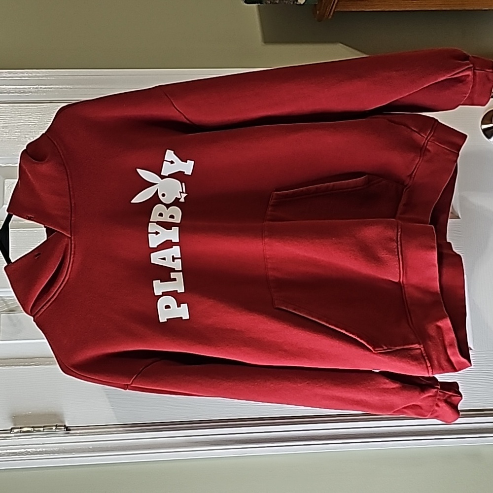 Playboy by PacSun red hooded sweatshirt. Medium
